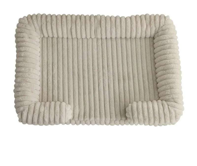 Corduroy Calming Pet Bed
