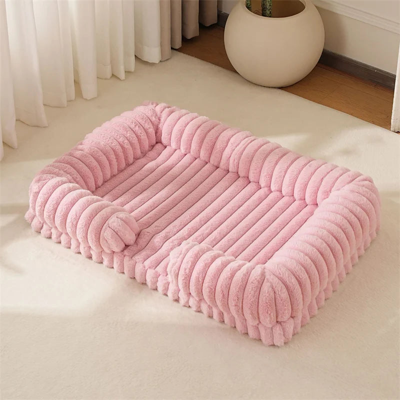 Corduroy Calming Pet Bed